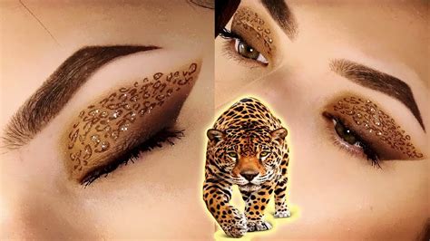 TRUCCO OCCHI LEOPARDATO PER HALLOWEEN E .